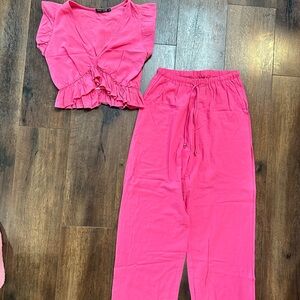 Fancyinn Hot Pink set